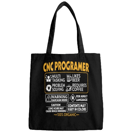 Beer Fun cnc programmer multi tasking likes beer problem solving Bags