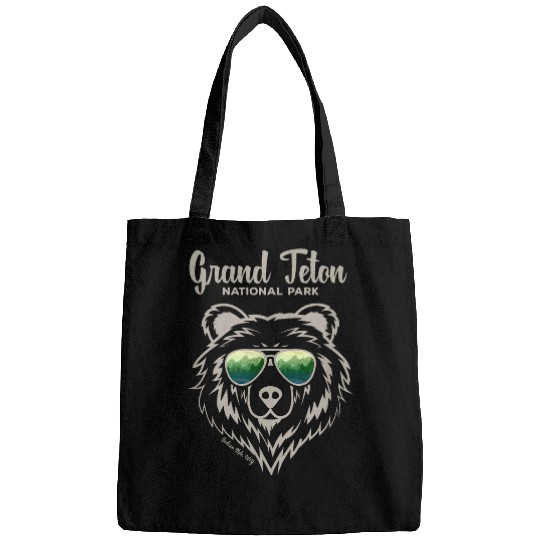 Bear Pet Grand Teton Grizzly Bear Jackson Hole WY Cool National Park Bags