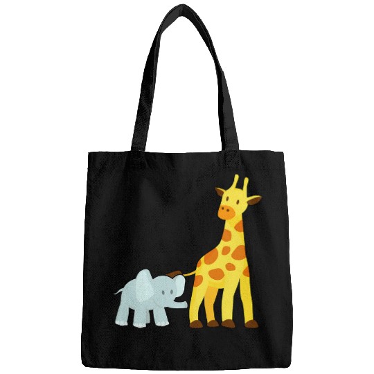Giraffe Pet mommy and me mor daughter son elephant giraffe matching Bags