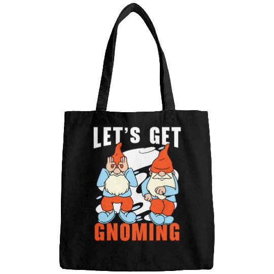 Gnoming Gardening Dwarf Elf Garden Gnome Lover Bags