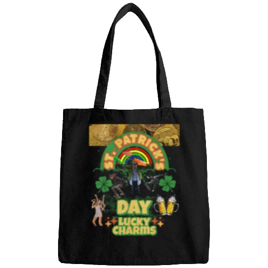 Beer Fun St Patrick s Day Lucky Charms Rainbow Coins Green Beer Bags