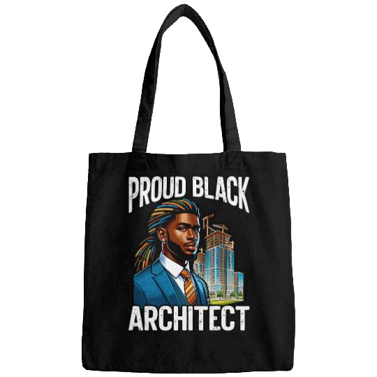 Black Architect Architecture Draftsman Black History Month 4 Bags