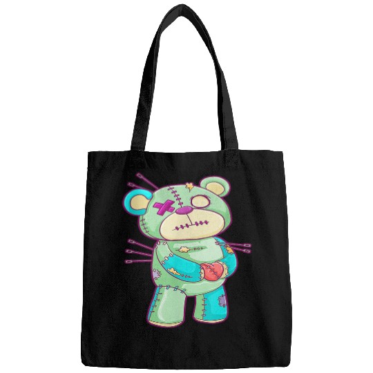 Bear Pet Gothic Pastel Teddy Bear Creepy Voodoo Bat 4 Bags
