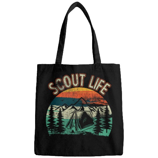 Scout Job life Scouting Tent Troop Camper Nature Campfire 2 Bags