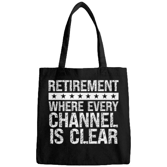 Mens Retired Truck Driver Trucking Retirement Big Rig CB Radio Bags