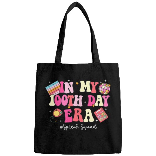 In My 100th Day Era Speech Therapy Squad 100 Days of School Bags