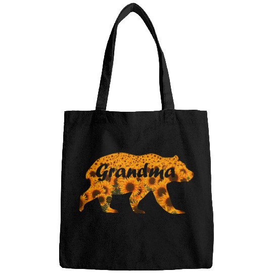 Bear Pet Grandma Bear Sunflower Bags