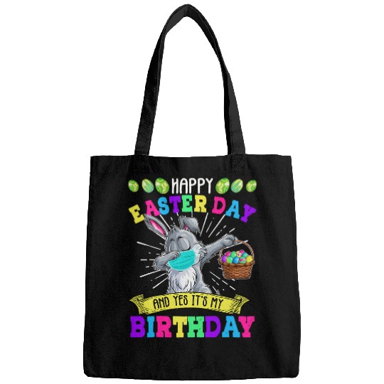 Happy Easter Day And Yes Its My Birthday Kids Boys Men Cute Bags