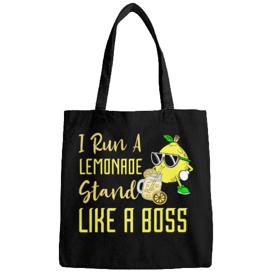 I Run Like A Boss Lemon Lover Lemon Juice Lemonade Stand Bags