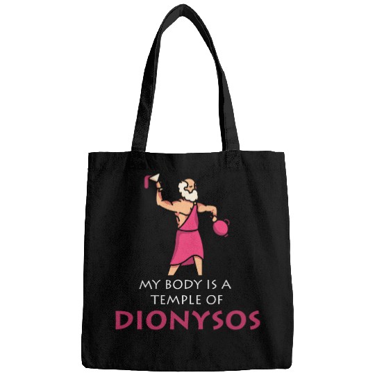 Wines Fun Hedonism Wines Greek God Dionysus Bags