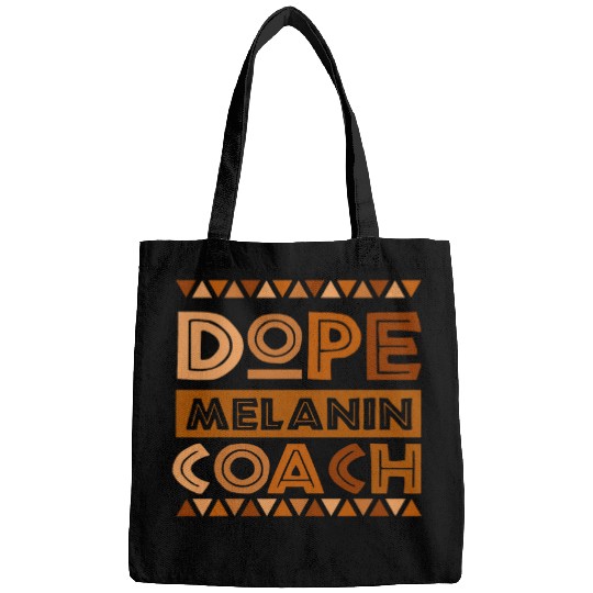 Dope Black Coachs Black History Melanin Pride African Bags