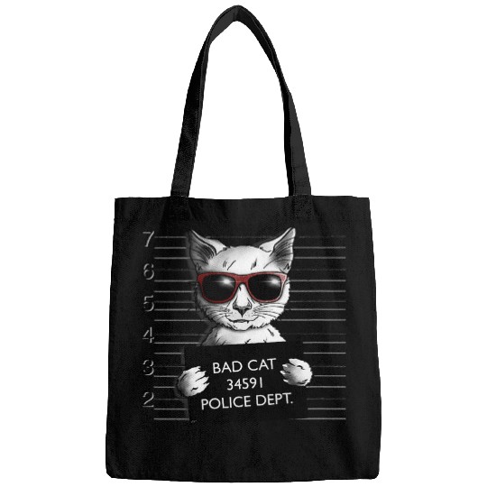 Police Job Bad Cat Gangster Cat Police Bags
