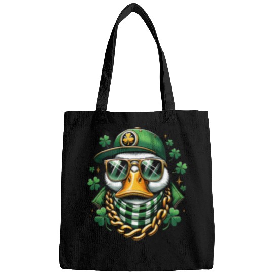 Duck Pet Saint Patricks Call Me Lucky Mallard Duck St Patrick s Day Bags
