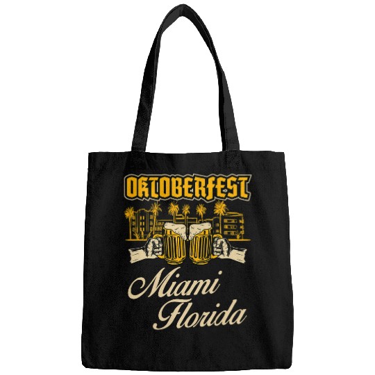 Beer Fun Oktoberfest Miami Florida German Pride City Beer Love Bags
