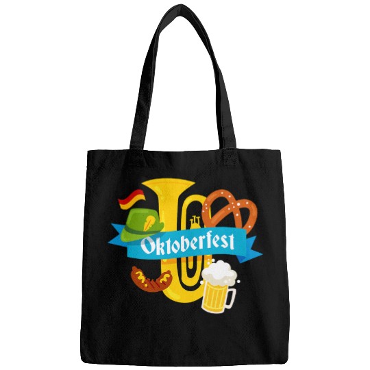 Beer Fun Oktoberfest Pretzel Sausage Beer Trumpet Bags