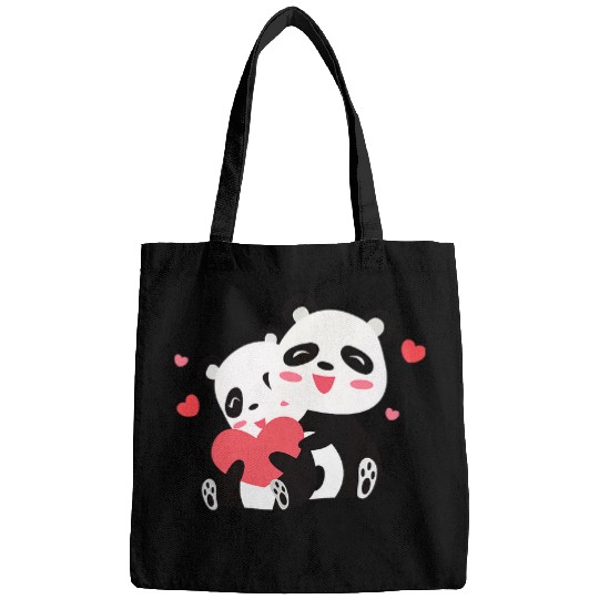 Panda Pet Couples Gift Wedding Anniversary Valentines Him Her Bags
