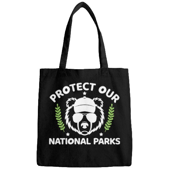 Bear Pet Protect Our National Parks Outdoor Bear Environmentalist Bags