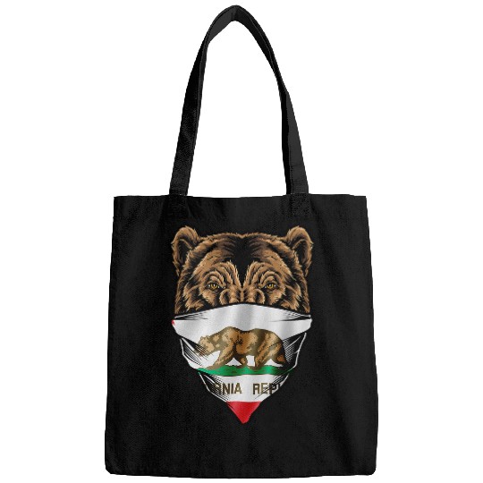 Bear Pet I Love californias Grizzly Bear State Flag SoCal West NorCal Bags