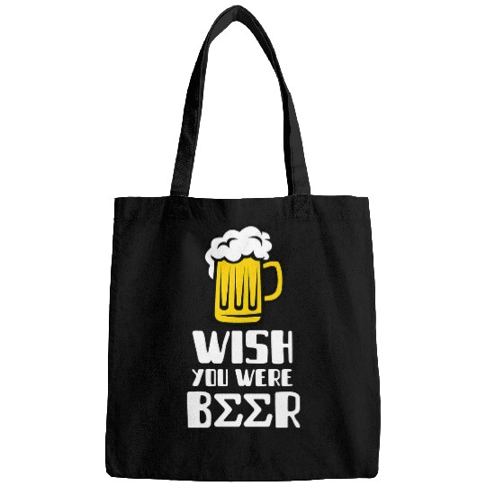 Beer Fun Fraternity Greek WISH YOU WERE BEER Sigma Bags