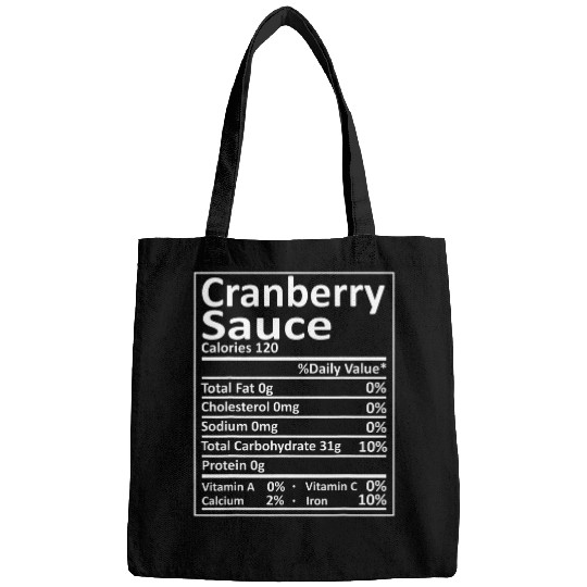 Cranberry Sauce Nutrition Thanksgiving Food Facts xmass Gifts Bags
