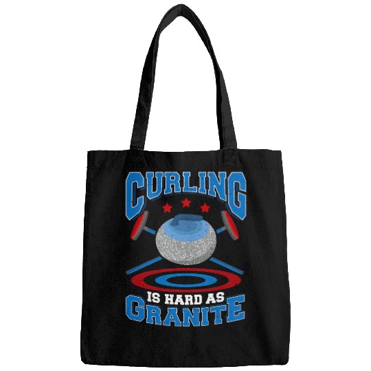 Curling is Hard As Granite Curling Bags