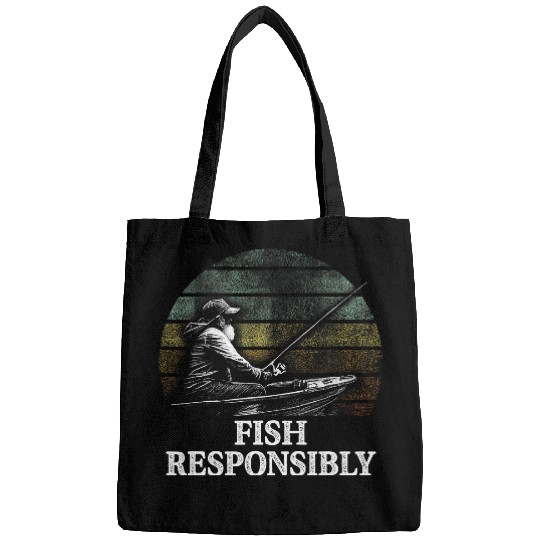 Fish Responsibly Lifestyle Fishing Habits Fisherman 9 Bags