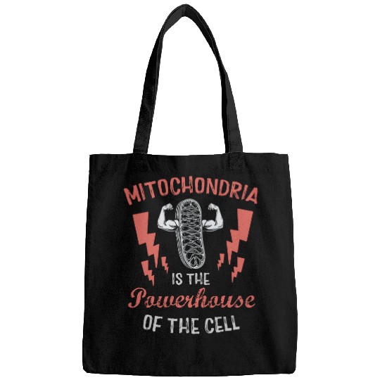 Mitochondria is the Powerhouse of the Cell Funny Biology Bags