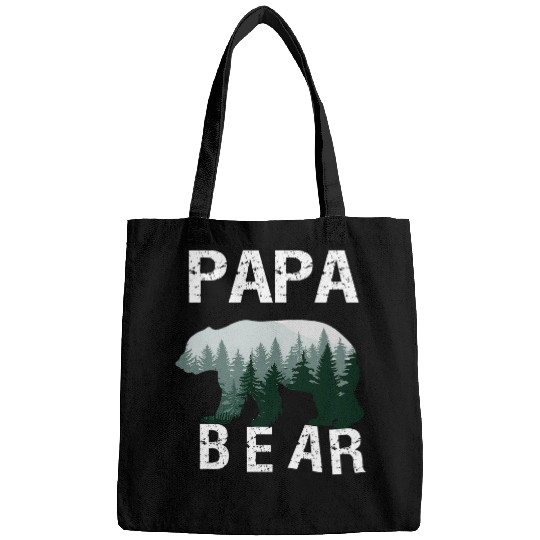 Bear Pet Papa Bear Nature Trees Dad Fathers Day Men Bags