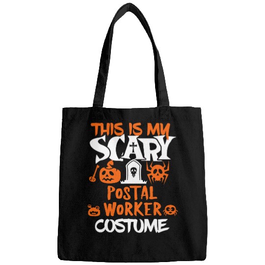 Postal Worker Halloween Costume Funny Tees Men Women Bags