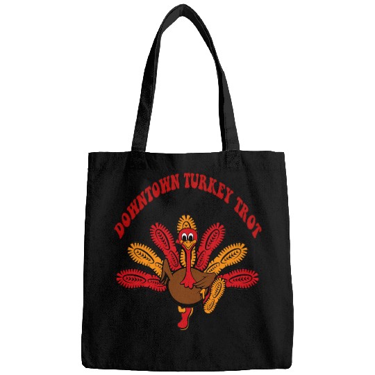 Funny Downtown Turkey Trot Running s Race Run Bags