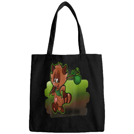 Raccoon Pet Eddie the Raccoon Bags