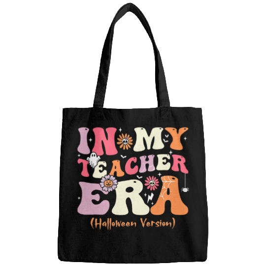 In My Teacher Era Halloween Version Teacher Era Groovy Bags