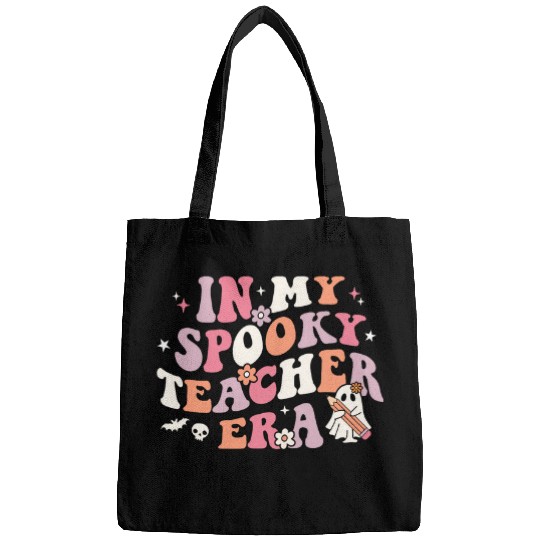 In My Spooky Teacher Era Retro Teacher Halloween Costume Bags