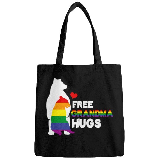Bear Pet grandma hugs rainbow bear lgbt pride month Bags