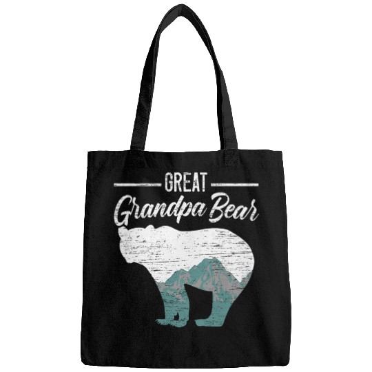 Bear Pet Great Grandpa Bear bests Grandfather Grandparents Day 2 Bags