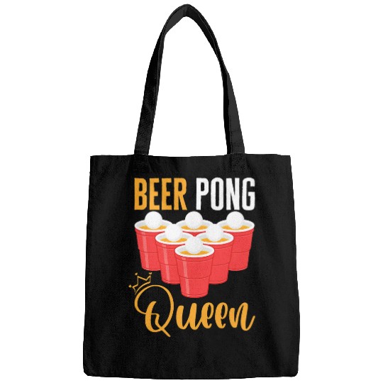 Beer Fun Beer Pong Queen Crown Cheers Liquor Play Drinking Pong Games Bags