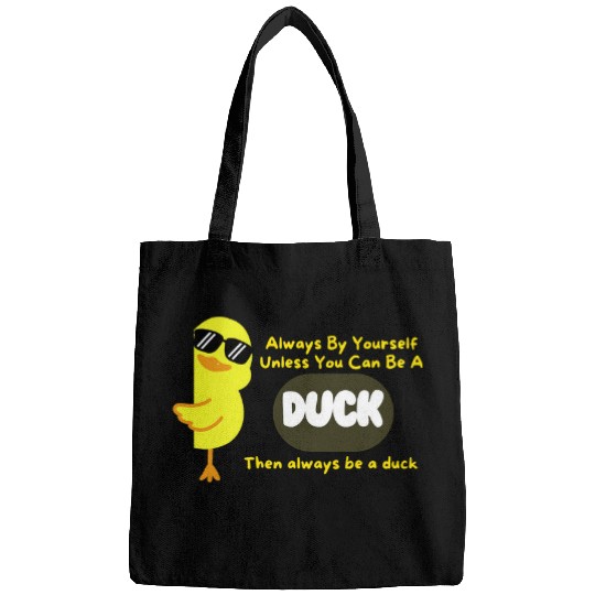 Discover Duck Pet yellow Duck Retro and Farm Animal Duck Lover design Bags