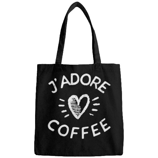 Coffee Fun Lover Tee J adore Coffee Addict Barista Bags