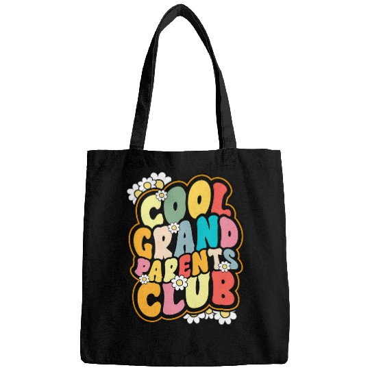 Cool Grandparents Club Funny Grandpa Grandma Gift Groovy Bags