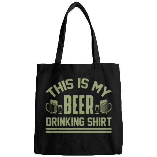 Beer Fun THIS IS MY BEER DRINKING OLIVE Bags