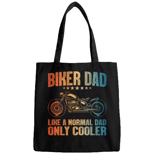 Cool Biker Design For Dad Men Motorcycling Motorcycle Biker 1 Bags