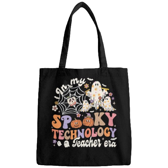 In My Spooky Technology Teacher Era Back To School Halloween Bags