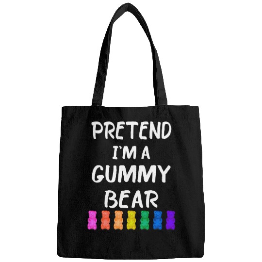 Bear Pet Pretend I m A Gummy Bear Tee Funny Lazy Halloween Costume 1 Bags