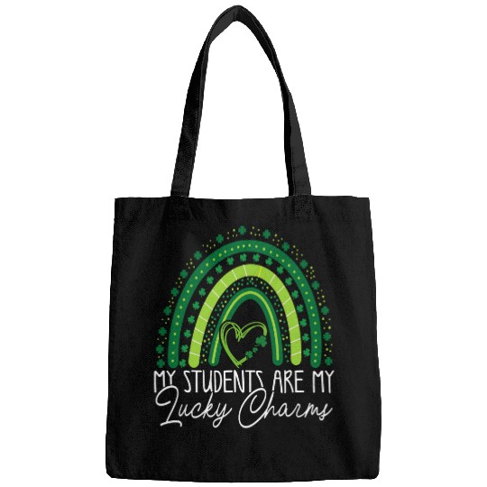 My Students Are My Lucky Charms Rainbow Teacher Patricks Day Bags