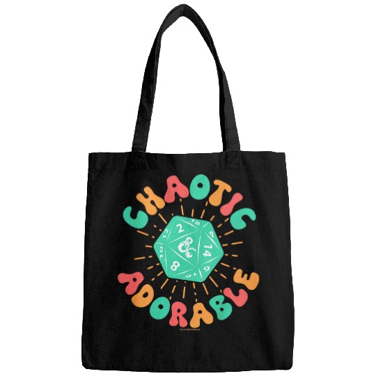 Dragon Pet Dungeons Dragons Chaotic Adorable Dragon Dice Youth Logo Bags
