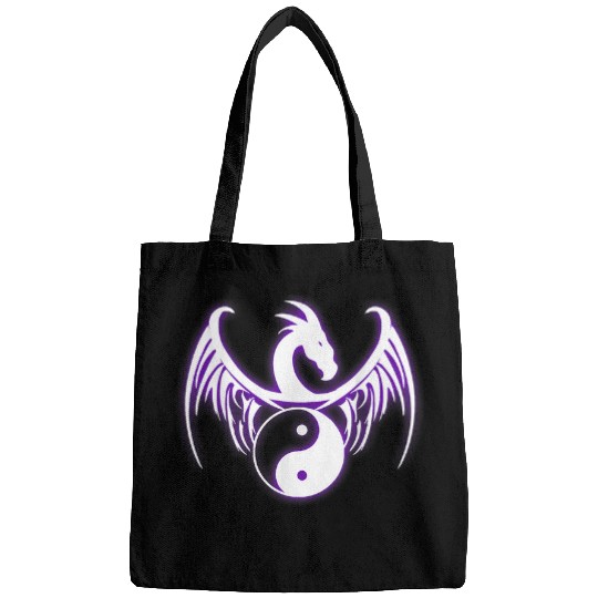 Dragon Pet Ying Yang Sports Yoga 666 Darkwave Vegan Based Goa Bags