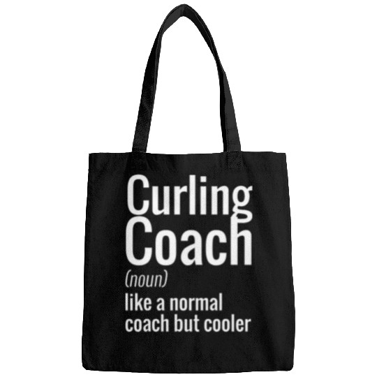 Curling Coaches Are Cooler Funny Appreciation Bags
