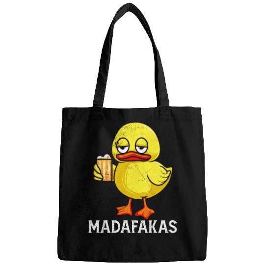 Duck Pet Duckling Quack Quack Madafakas Duck Naughty Ducky Birds Bags