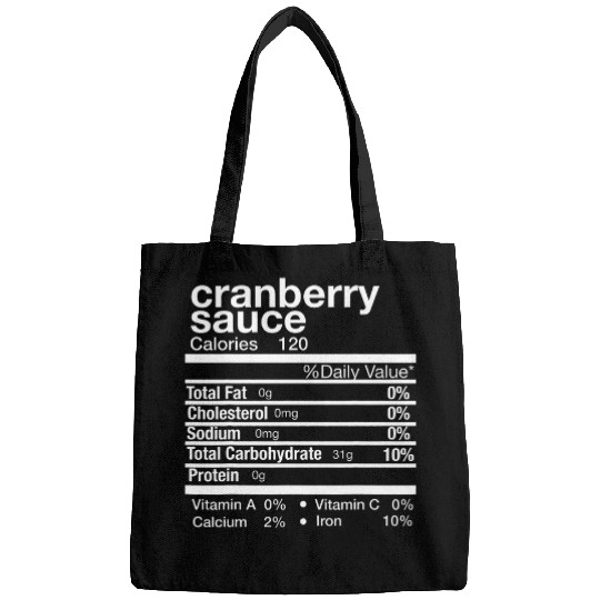 Cranberry Sauce Nutrition Matching Family Thanksgiving Bags