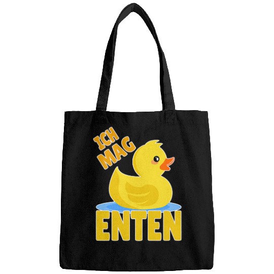 Discover Duck Pet Yellow Duck Squeaky Duck Rubber Duck Ich Mag Duten Bags